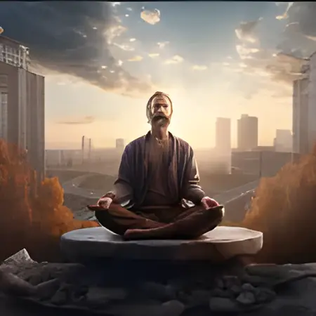 Meditating - Image